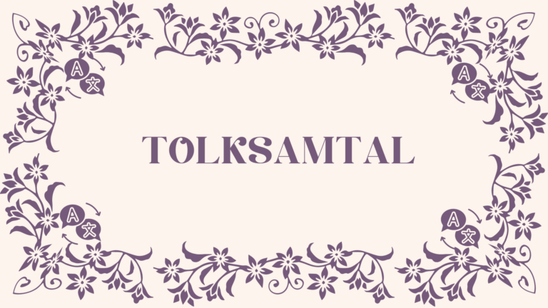 Tips för tolksamtal